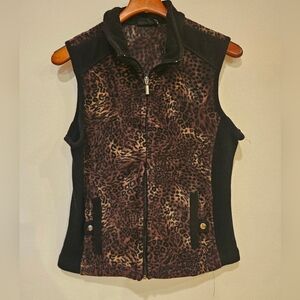 Jane Ashley women Polar Fleece Vest with front pockets  Small S